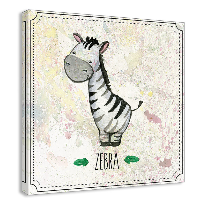 Jungle Day 4' Wall Decal, Paper, 12" H x 12" W x 1.5" D