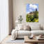 Majestic Prague Castle Gothic Abstract Contemporary Architecture City Wall Art Print 1 Piece Wrapped Canvas Wall Art-1307005031