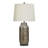 Ceramic Table Lamp - Kochi Bronze - White Shade