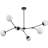 Hilrich 6 - Light Dimmable Sputnik Modern Linear Chandelier-1180420552