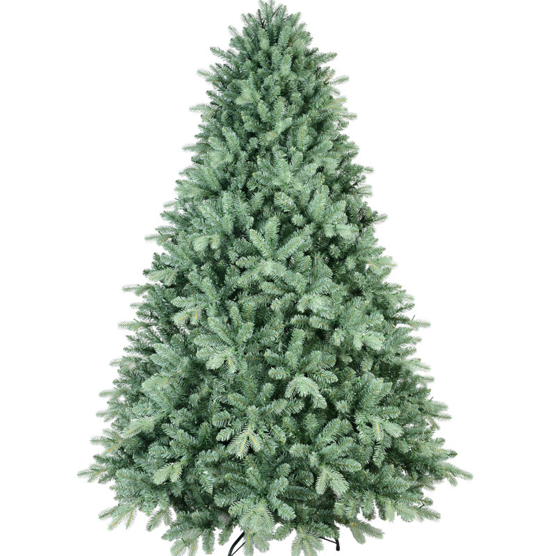 Arbre de Noël bleu teinté de 7 pi avec 2518 pointes Pe +, branches articulées pour un assemblage facile, support en métal stable, arbre teinté accrocheur, branches, structure d'installation sans effort, support fiable