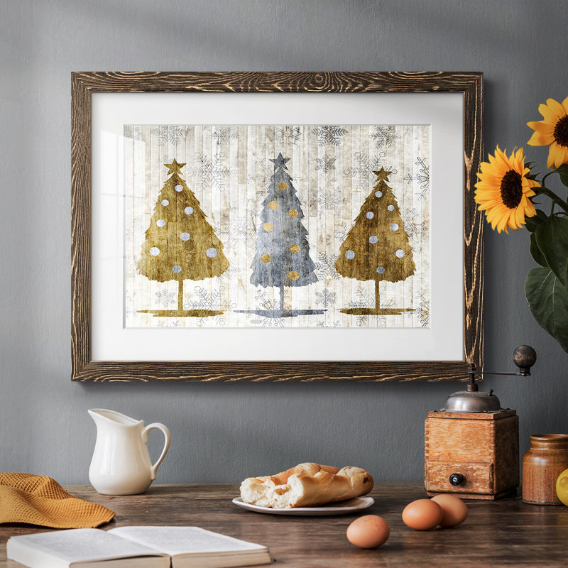 Collection sophistiquée de Noël A, Noyer, H 28 po x l 42 po x P 1,5 po