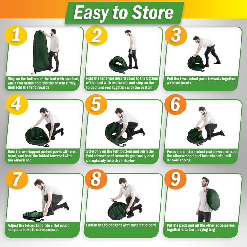 How to Fold Up a Pop Up Shower Tent: Easy Steps for Quick Storage