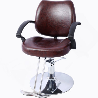 Fauteuil de coiffeur avec pompe hydraulique et fauteuil de barbier pour coiffeur pour coiffeuse pour femmes