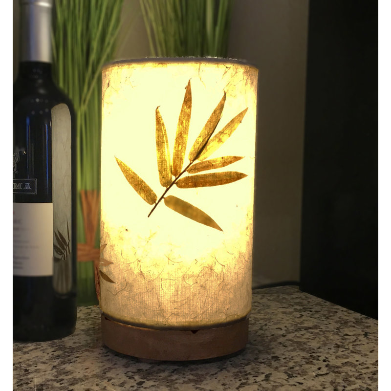 Lampe de table 9" en bambou