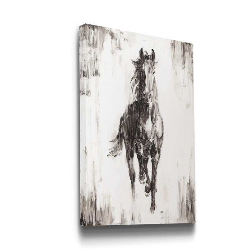 Étalon I - reproduction sur toile tendue, H 20 po x l 16 po x P 1,5 po