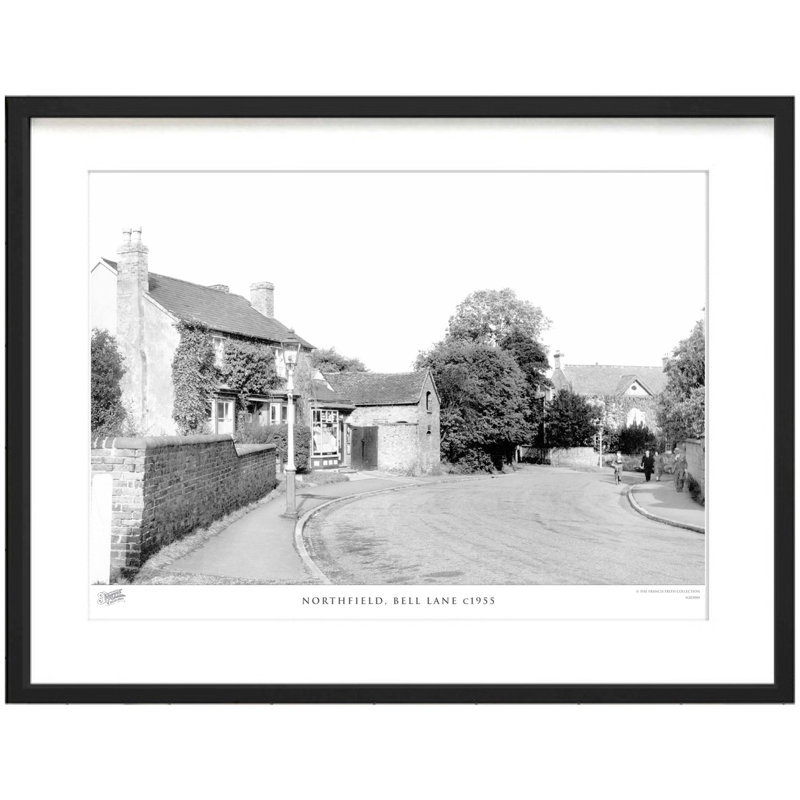 Northfield, Bell Lane C1955 - Single Picture Frame Print, 28cm H x 36cm W x 2.3cm D