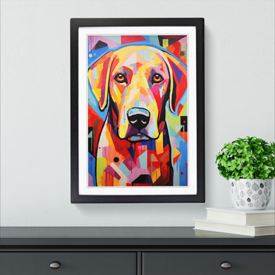 Labrador Retriever Constructivism - Framed Print