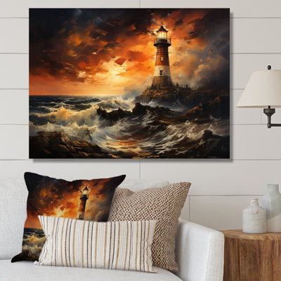 Denmark Lighthouse Glow - Denmark Wall Art