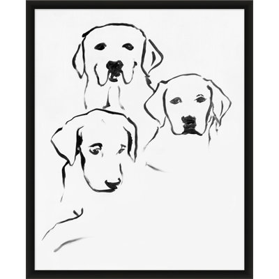 Gazing Pups 2 Print
