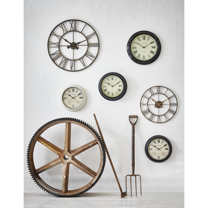 Outdoor Clock - 70cm, Black