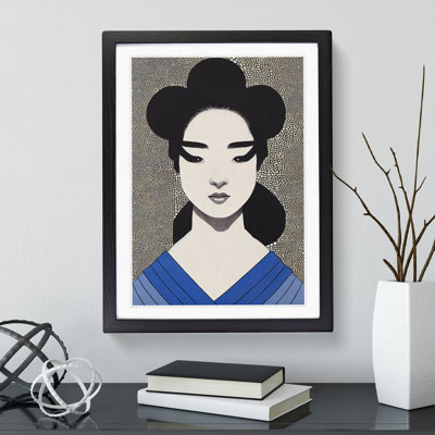 XV1022-6X A Beautiful Geisha No.5 1 Piece Single Picture Frame Wall Art
