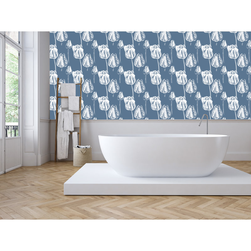 Peel & Stick Floral Roll