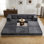 Convertible Modular Circle Fleece Mahjong Sectional Sofa - Pet-friendly, No Assembly Required