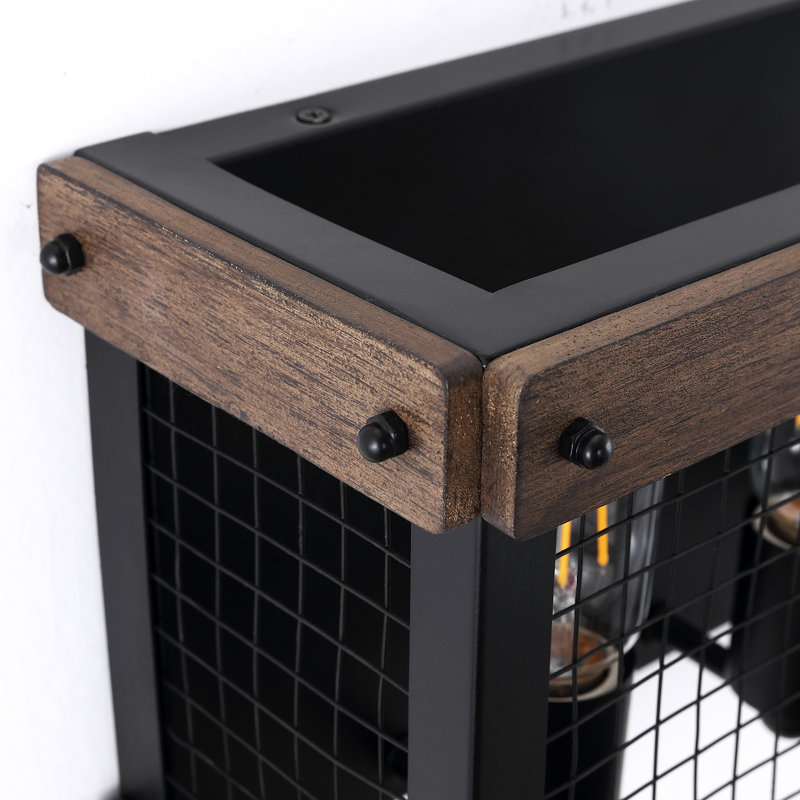 Plafonnier encastré 3 lumières noir