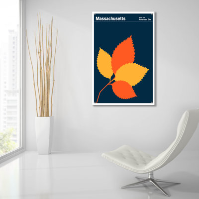 «State Posters MA» par Print, art mural en verre acrylique