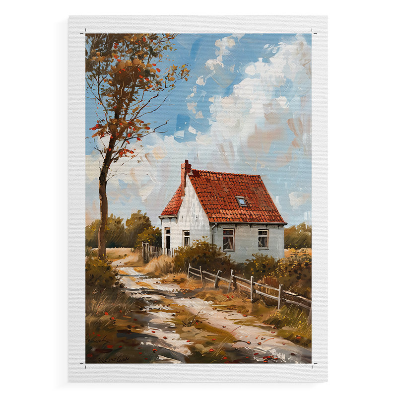 Paysages, série C III - Impression sur toile seulement - non encadrée, H 12 po x l 8 po