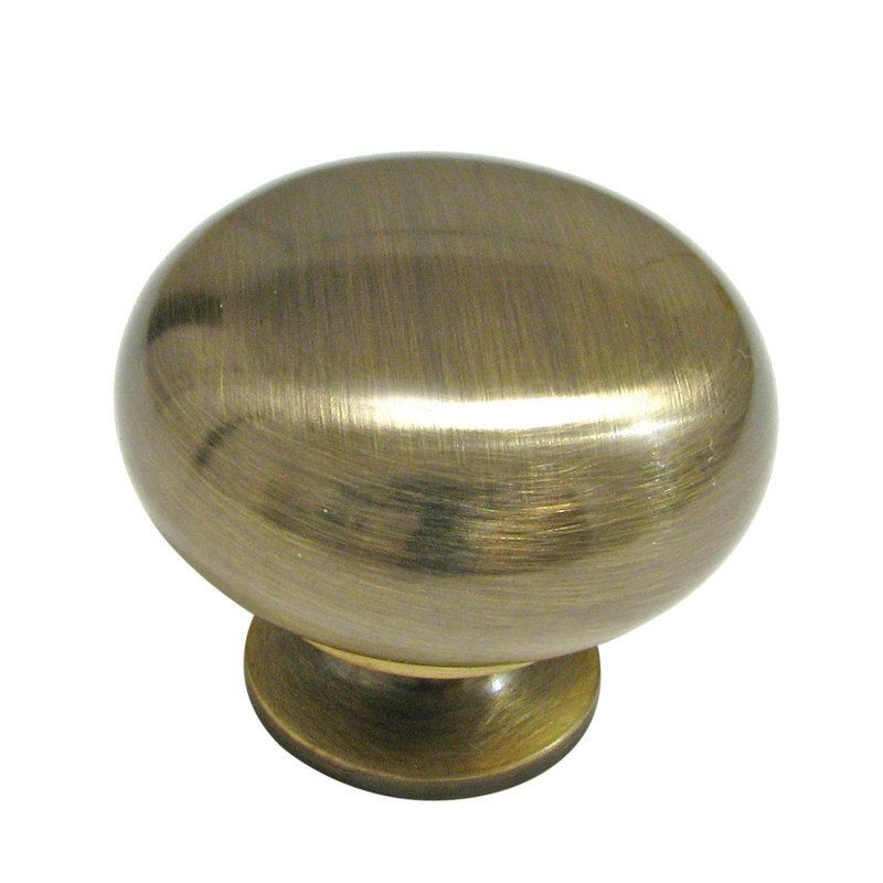 Expression 1 1/2" Diameter Mushroom Knob, Antique English