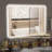 Smart Bathroom Mirror with Advanced Functions and Stylish Design