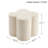 Leiani 18.5" Wide Linen Upholstered Ottoman-1576155662