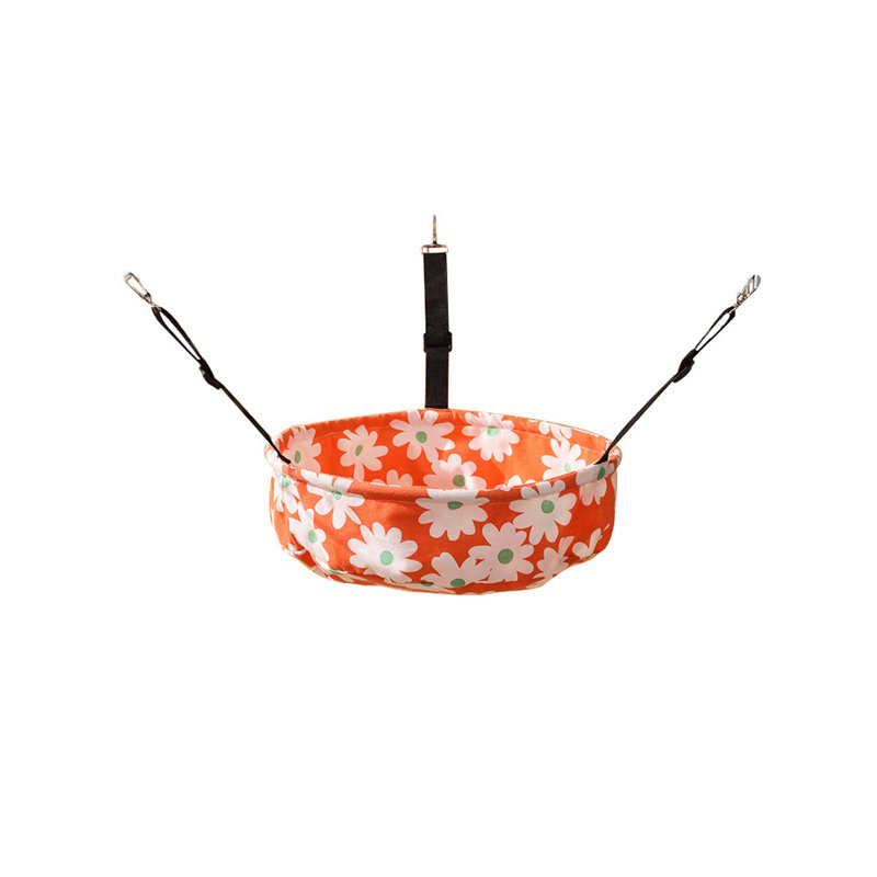 Balançoire ronde pour hamac rond 13,8 x 13,8 po pour cage de cage, orange
