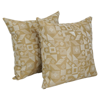 Geometric Reversible Throw Pillow