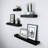 Array 4 Piece Floating Wall Shelves Set-88924723