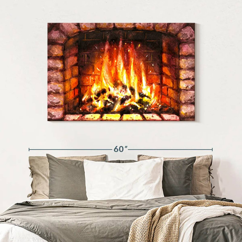 Lilie Fireplaces, 32" H x 48" W