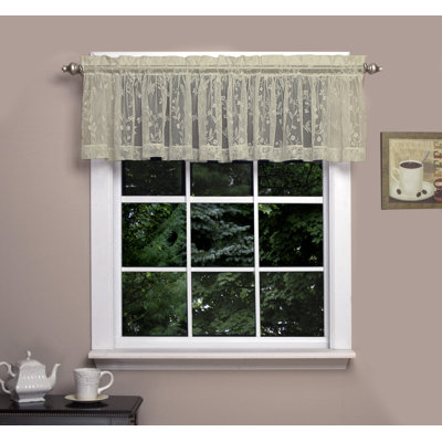 Stoltz Floral Ruffled Window Valance