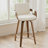 Modern Upholstered Swivel Counter Height Bar Stool-2107849369
