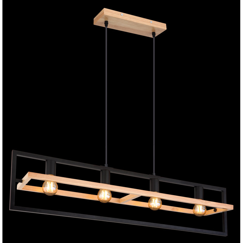 Ahsha 4 - Light Walnut Pendant