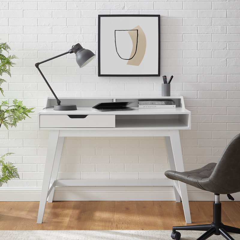 Azalya Computer Desk, White