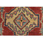 Tapis rouge unique de 8 pi 11 po x 11 pi 7 po