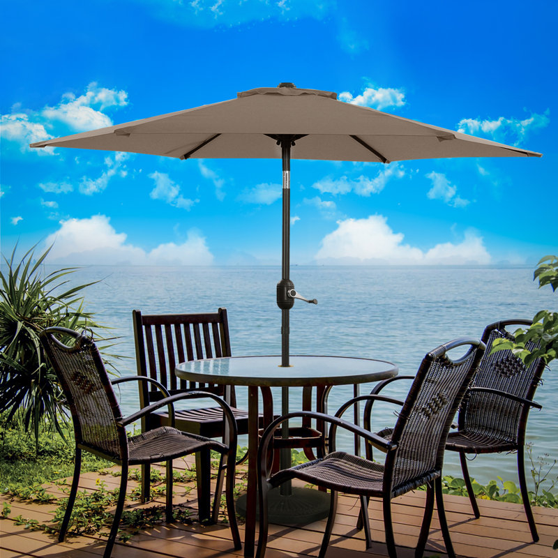 Parasol Sawyer, Taupe, 84.6" H x 90" W x 90" D