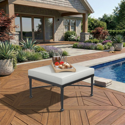 Sunbrella® Outdoor Ottoman Seat Cushion