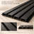 106" x 8.5" Outdoor Siding System Composite Board Paneling, Weatherproof and UV-Resistant -93595738