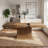 Modern Minimalist Expandable Dining Table For 6 To 10 People With Storage