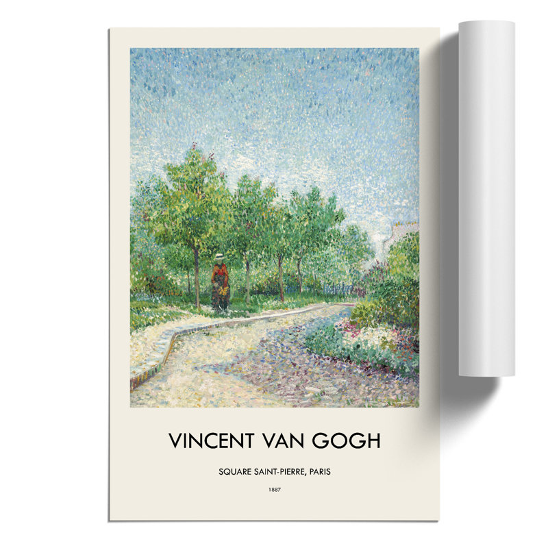 Square Saint Pierre Print by Vincent van Gogh - Frameless Print, 59cm H x 42cm W x 0.1cm D