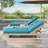 Wynee Outdoor 4'' Chaise Lounge Cushion-1875924006-1875924002