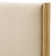 Besan Solid Wood Upholstered Headboard Boucle Bed Frame