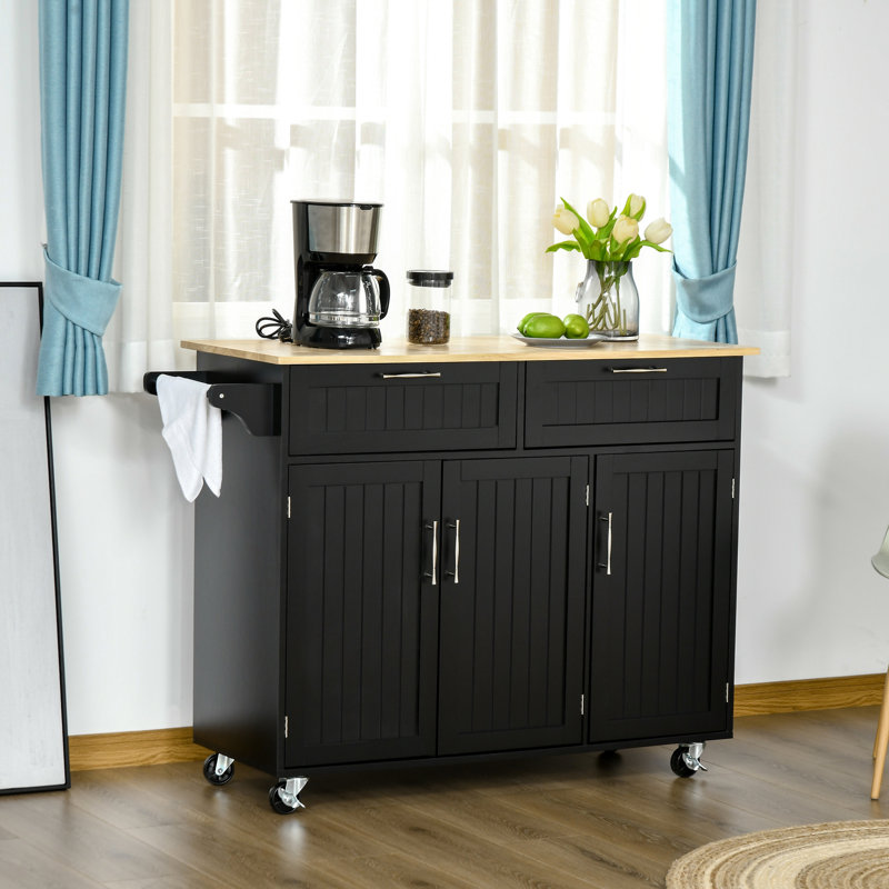 Armoire décorative, îlot de cuisine mobile avec rangement, chariot de cuisine, armoire 3 portes