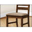 Chaises de salle à manger rembourrées en tissu doux, ensemble de 2, confortables et élégantes pour salles à manger et salons modernes.