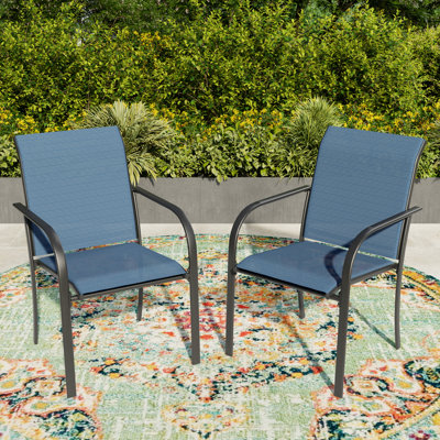 Teshauna Outdoor Dining Chair by Winston Porter