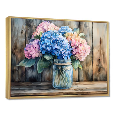 «Breezy Meadow Bouquet At The Barn III», art mural assorti