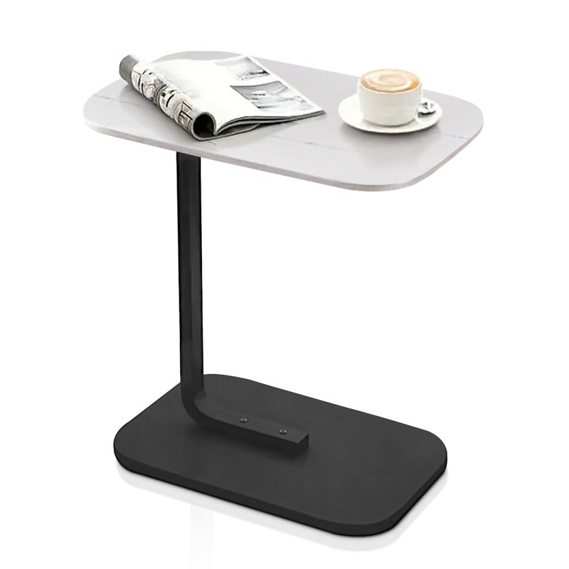 Sled End Table, White