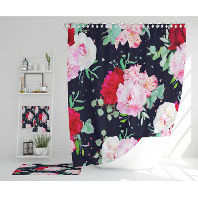 Nerick Polyester Shower Curtain Set