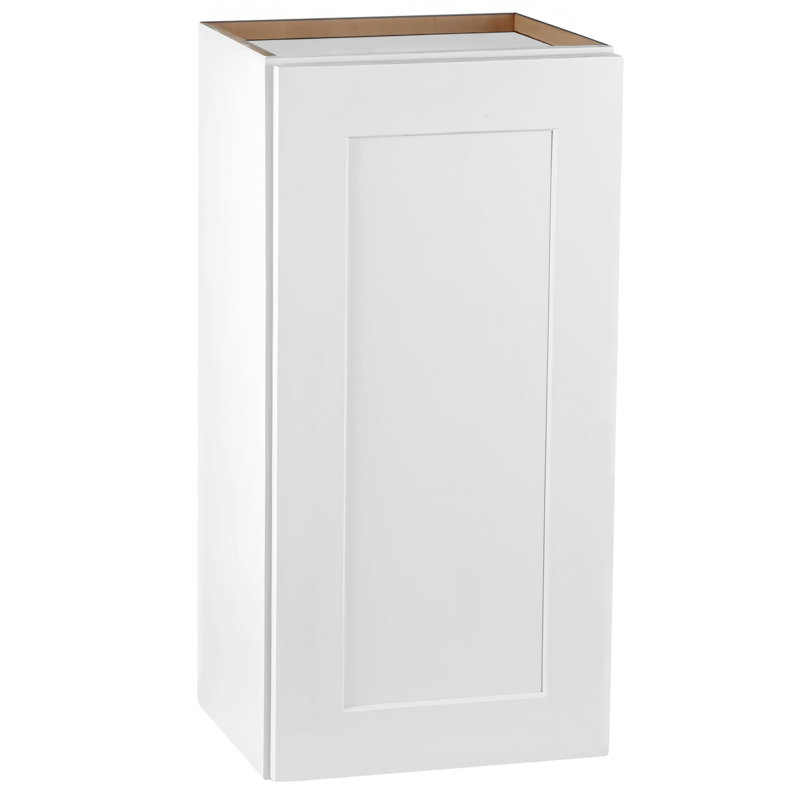 Armoire murale simple en bois massif à une porte avec 2 tablettes réglables pour salle de bain Bureau de cuisine l 12 po x P 12 po x H 30 po Polyvalent et facile à assembler