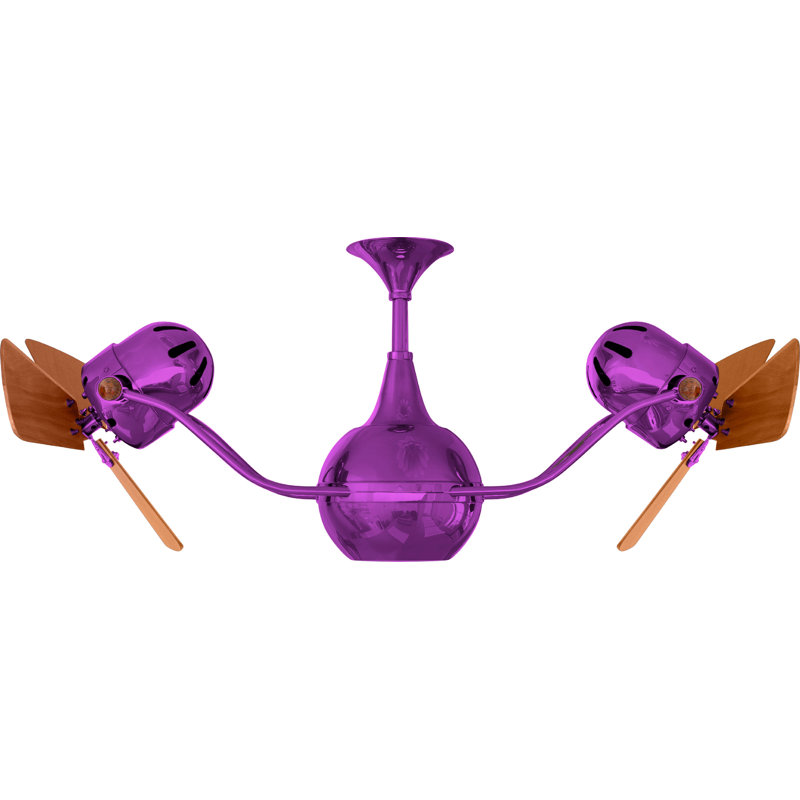 44" Vent-Bettina 3 Blade Ceiling Fan, Ametista