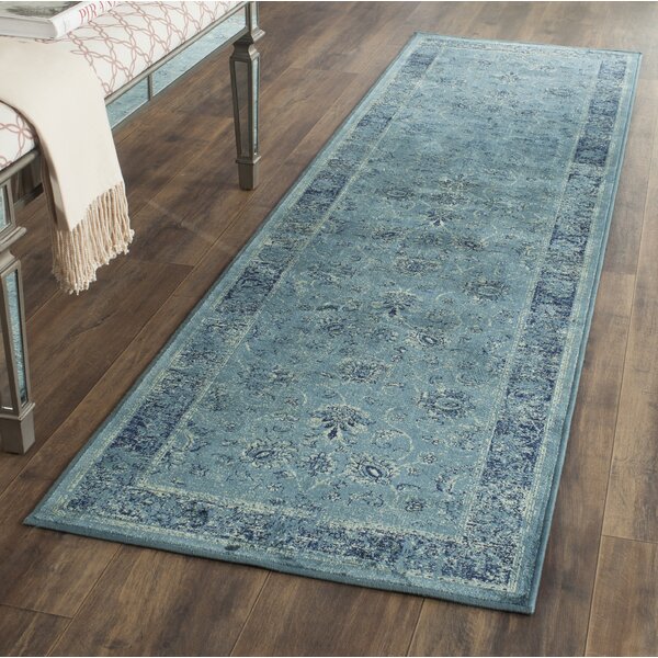 Trent Austin Design® Beldale Viscose Blue/Green Rug & Reviews | Wayfair