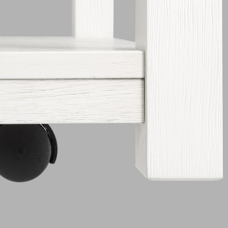 Table basse de style campagnard brun